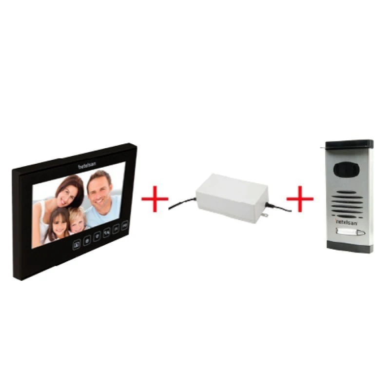 ALGAN 4.3” Renkli Dokunmatik LCD Görüntülü Villa Kitler (Tekli)